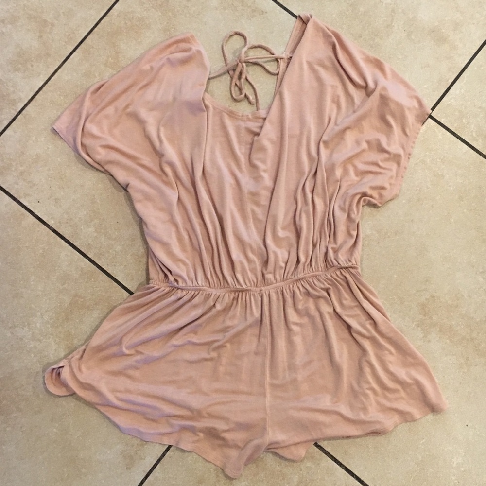 Blush pink romper from foreign exchange